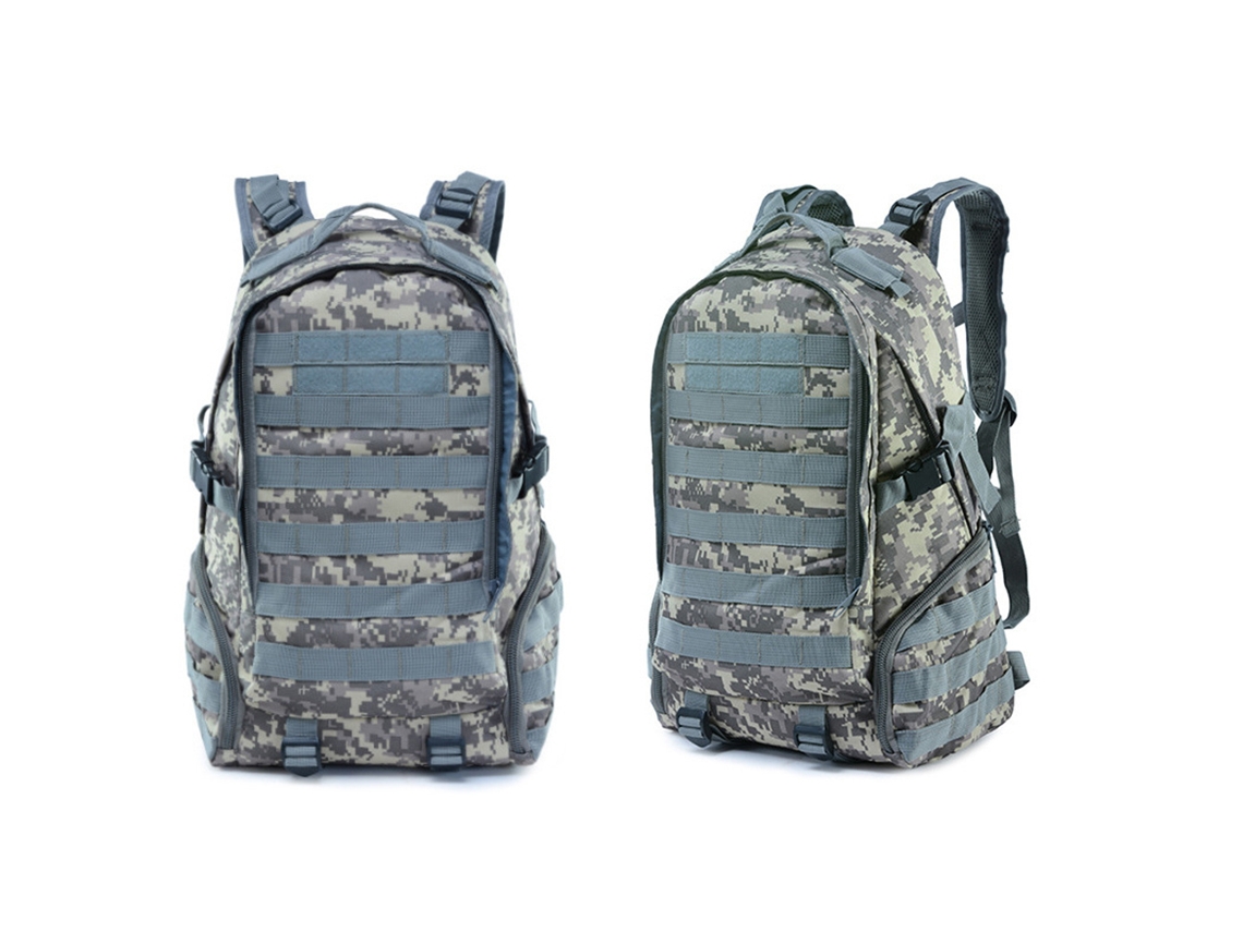 Mochila táctica de senderismo, mochila de senderismo al aire libre, mochila de viaje, gris