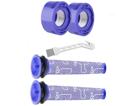 Cepillo de limpieza de filtros para Dyson V8 Animal Absolute V7 Absolute Animal Plus, aspiradora inalámbrica, cepillos de filtro previo y posterior