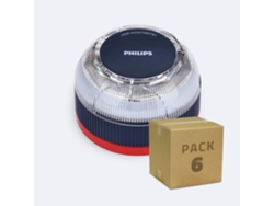 Bilateral V16 Homologado Dgt 3.0 Pack de 6 x 28,49 € Unidad con geolocalización - Luz de emergencia obligatoria 2026 Philips 2,5 W