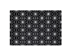 Alfombra de pelo corto BELIANI Sibel de Viscosa Negro 160x230