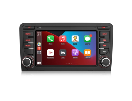 Radio Multimedia Auto AWESAFE Android 12.0 [2Gb32Gb] para A3/S3/Rs3 con Pantalla Táctil de 7 Pulgadas y Carplay/Android Auto/Bluetooth/Gps/Fm/Rds/Usb