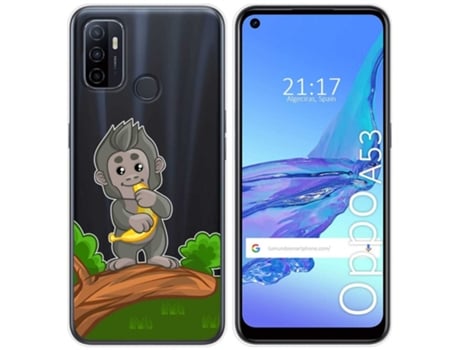 Carcasa Oppo A53 / A53s TUMUNDOSMARTPHONE Dibujos Transparente Multicolor