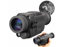 Monocular de visión nocturna 5x35 mm IR zoom 8x 200 m/656 pies tarjeta de memoria negro Bestvite