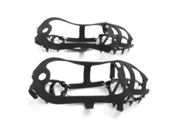 Crampons 18 Dentes Antiderrapantes Com Apoio Forte Para Botas E Sapatos Em Ambientes De Neve E Gelo