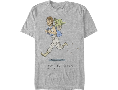 Camiseta Unisexo DEEPSTONE I Got Your Back Star Wars brezo atlético (XXL)
