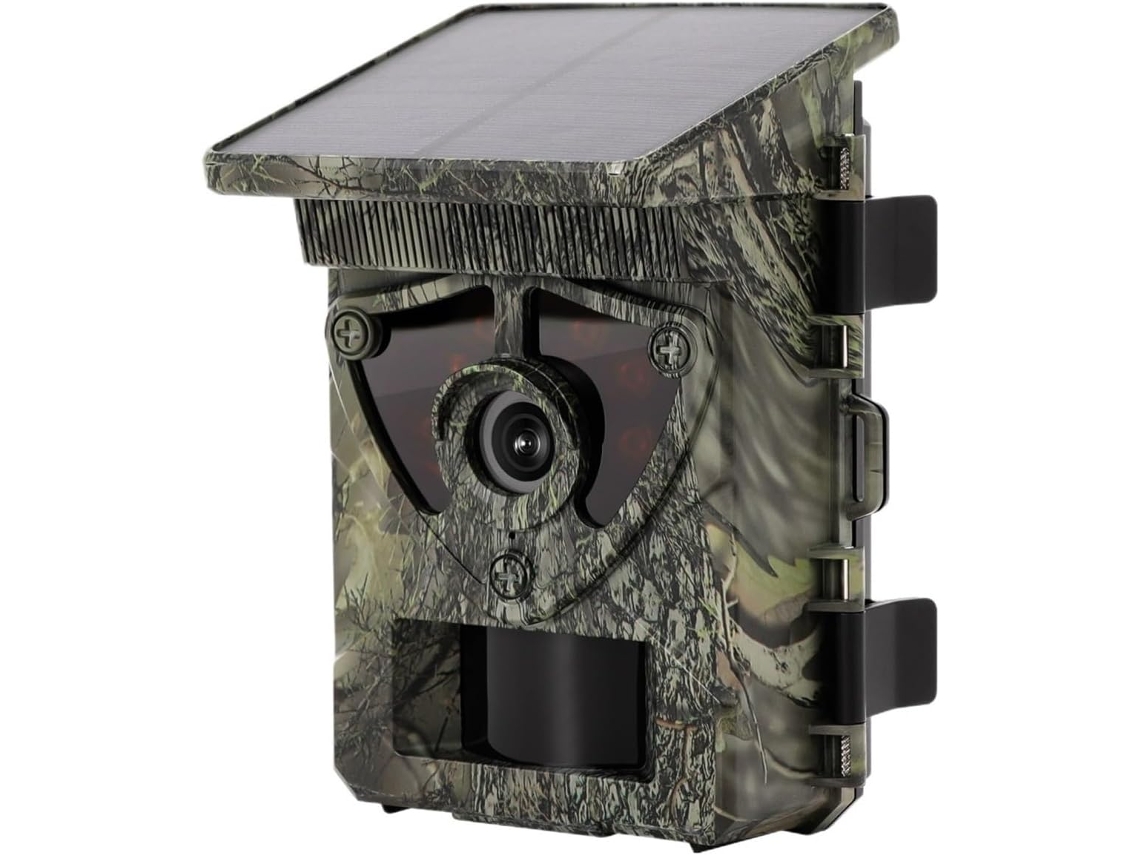 Cámara Faune Sauvage Piège À Fotos Infrarouge Vision Nocturne Energía Solaire, Wifi 4k 60mp,
