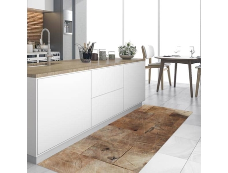 Alfombra Vinílica GOODVINIL Cubos De Madera 150 X 57 cm