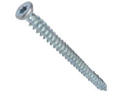 Conjunto 50 Tornillos De Anclaje Directo Ø7.5x92mm Cabeza Cónica Avellanada T30 Acero Galvanizado Para Hormigón