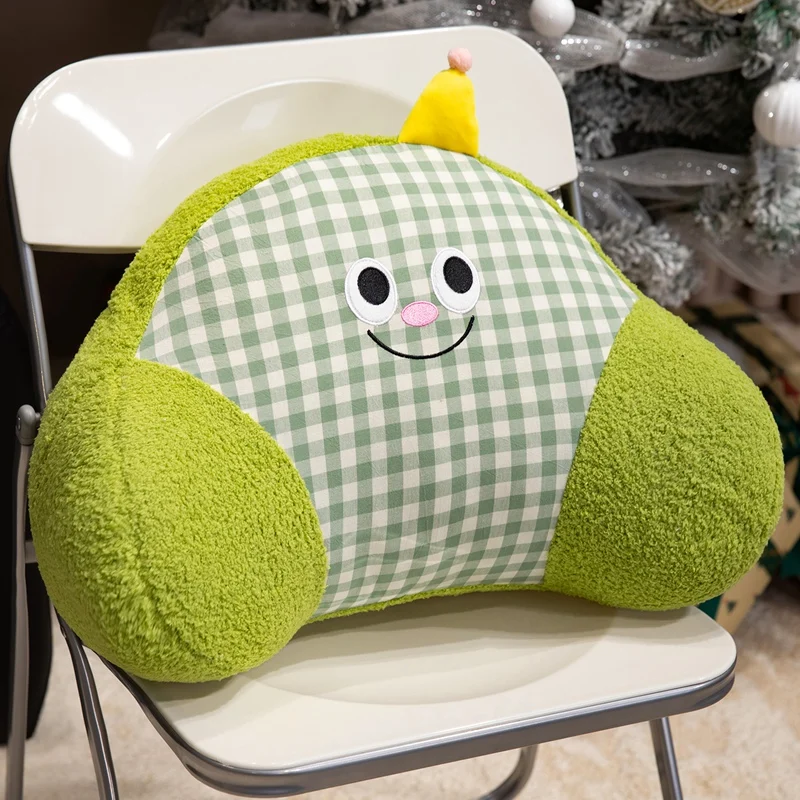 (verde 48 Cm) Almohada Lumbar Para Adultos Con Ojos Grandes, Cojín Para Sofá