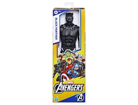 Marvel AVENGERS Titan Hero Series Black Panther Figura AVENGERS 4 Años