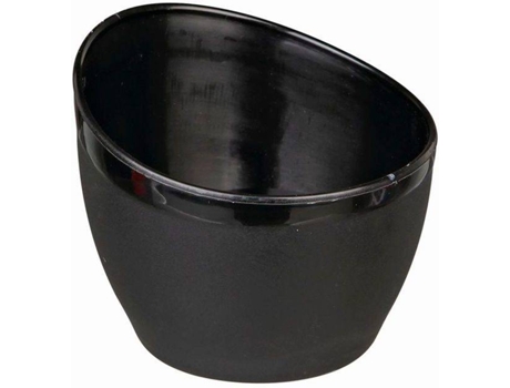 Bebedero Portátil para Perros y Gatos TRIXIE (Negro - 300ml - Acero Inoxidable)