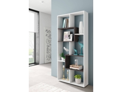 Estantería DMORA Blanco (Melamina - 25x80x180 cm)