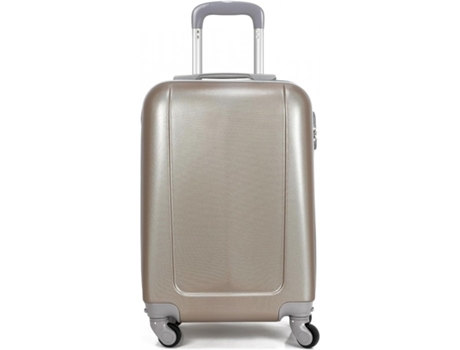Maleta Equipaje De Mano Cabina Trolley Viajar En Avión Viaje 4 Ruedas 360º Giratorias. (Oro) COSHANO