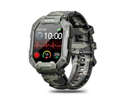 Relojes inteligentes para hombres, rastreador de actividad física con presión arterial para música, reloj inteligente para teléfonos Android, verde...