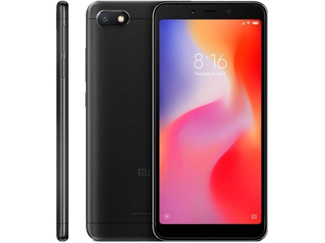 Smartphone XIAOMI Redmi 6A (5.45'' - 2 GB - 16 GB - Negro)