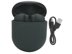 Auriculares Inalámbricos Bluetooth Tws Con Control Táctil Inteligente, Auriculares Deportivos, Color Verde Mate.
