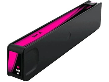Cartucho para Hp 981a/981x Magenta pigmentada j3m69a/l0r10a