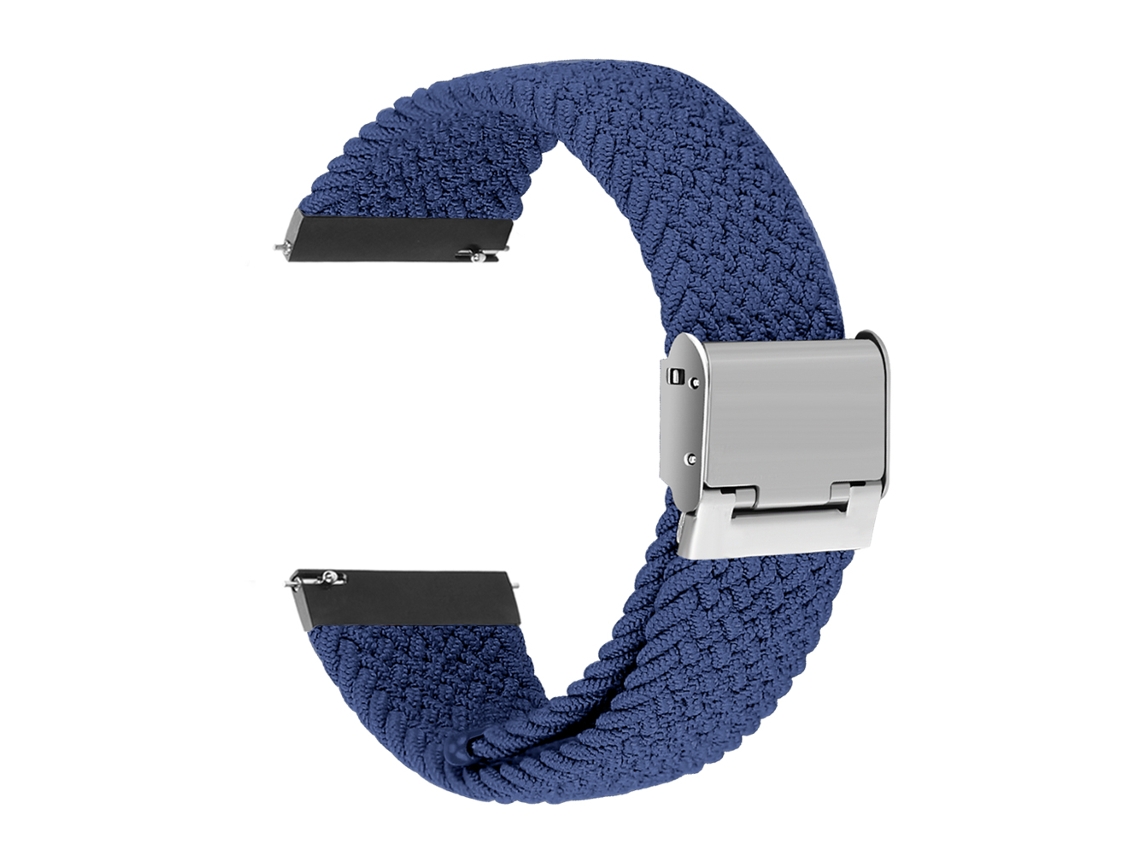 Correa Pulsera Trenzada Flexible para Garmin Forerunner 245 Music Azul