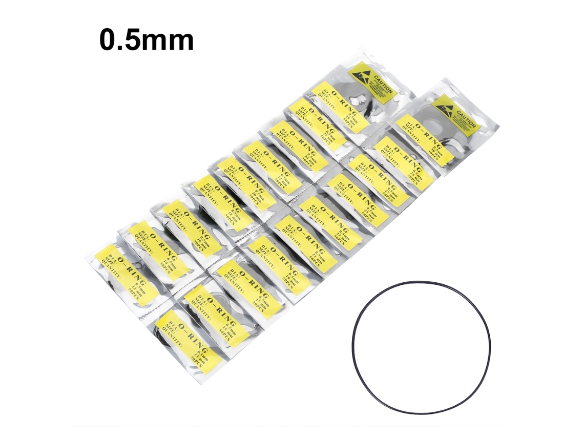 Anillo De Sellado De Silicona Para Reloj, Resistente Al Agua, Accesorio En Forma De O, 0,5 Mm