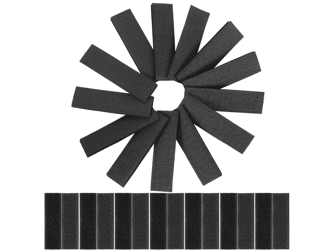 Cintas adhesivas de doble cara, 200 unidades, tiras adhesivas con cierre de velcro para proyectos de bricolaje, uso doméstico y escolar. Rosewell
