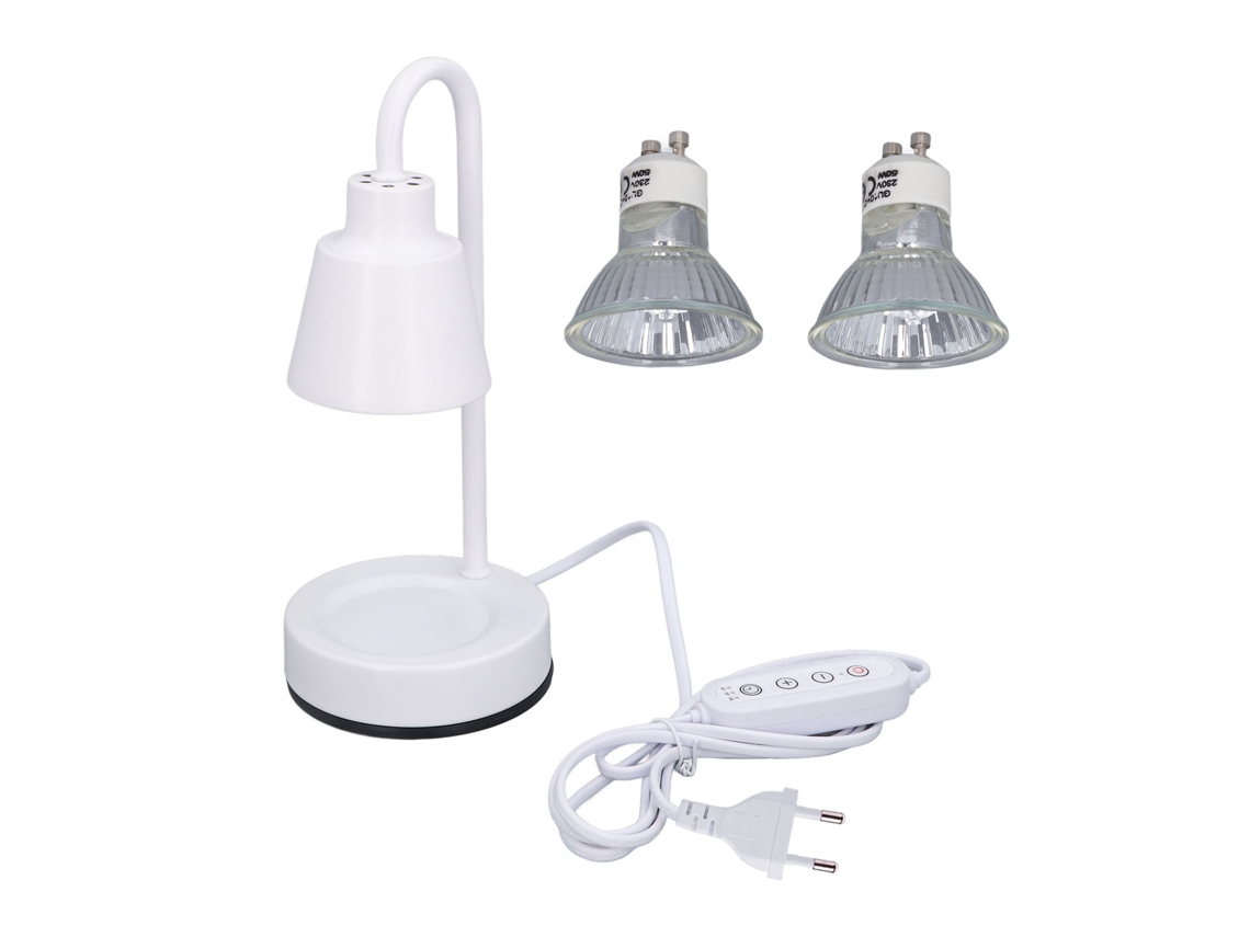 Rebe-lámpara Calentador De Velas Aromáticas Regulable Con Temporizador Y 2 Bombillas, Enchufe Eu 220v, Decoración Hogar