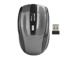 Rato Sem Fio Óptico Para Notebook Com Dpi Ajustável 250hz Acessório Gamer Cinza