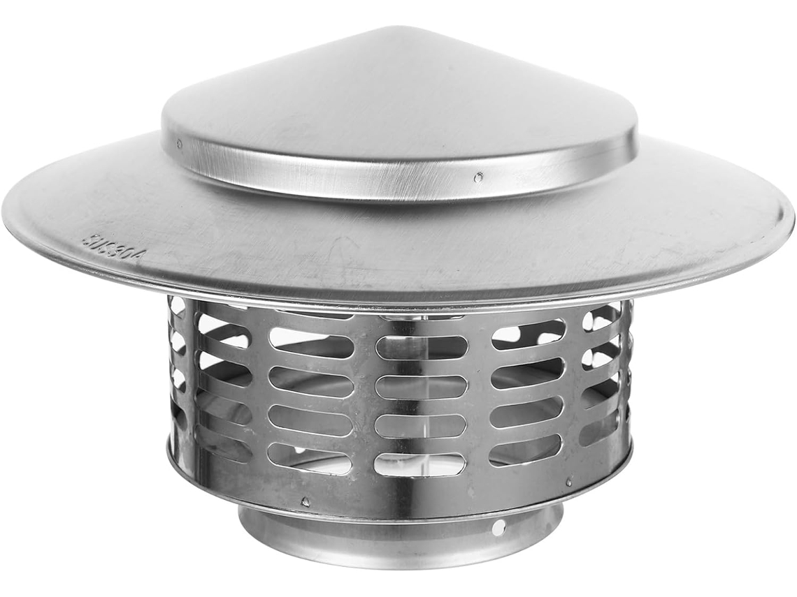 Cubierta para chimenea de acero inoxidable 304, 75 mm de espesor, impermeable y resistente a la lluvia. SFUSHOS