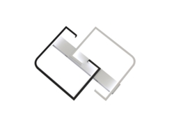 Plafón Led Salón Regulable con Mando a Distancia Plafón Negro 35W NETTLIFE