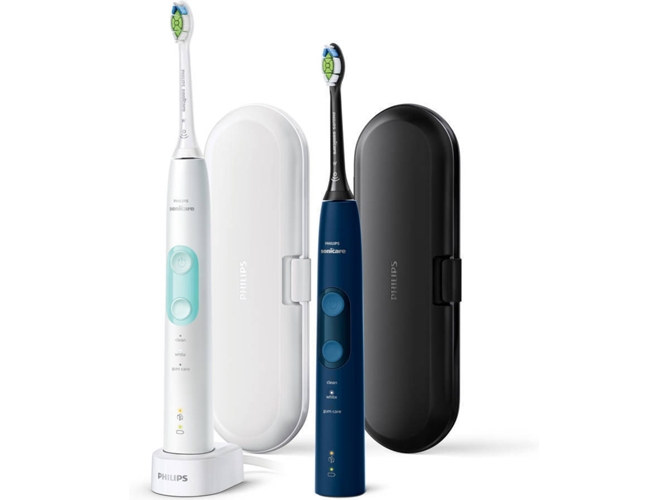 Cepillo de Dientes Eléctrico PHILIPS HX6851/34 Azul y Blanco (62.000 rpm)