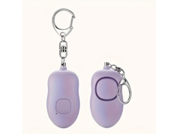 Alarma Personal Usb Recargable De 130 Db | Alarma Llavero Con Luz Led (apta Para Mujeres Y Personas Mayores), Carga Usb, Resistente, Multi
