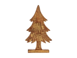 Árbol de Navidad Dourado Madeira 5 X 39 X 22 cm