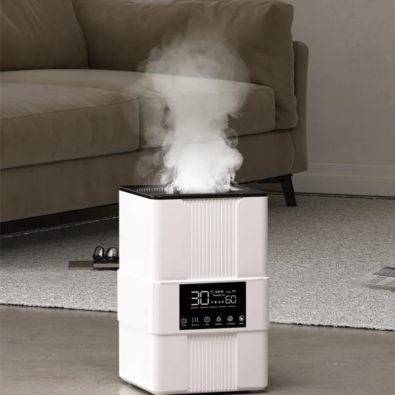 Umidificador De Ar Inteligente (branco) De 3,5 Litros Com Temporizador De 8 Horas, Desligamento Automático E Funcionamento Ultrassilencioso.