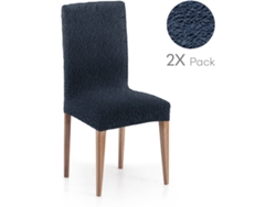 Pack de 2 Fundas Elásticas para Silla MILICA Spongy Azul (40x70 cm)