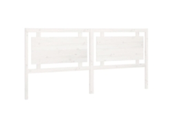 Cabecero de cama de madera maciza de pino blanco MAISON EXCLUSIVE (205,5x4x100 cm)