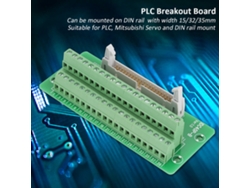 Omni-placa De Desconexión De 40 Pines Con Conector Terminal Para Plc, Con Soporte, Interfaz Para Din Rail