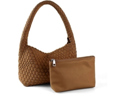 2026-bolsas De Cuero Tejido Y Monederos Para Mujer Bolso De Hombro Versátil Bolsa De Axila Hecha A Mano