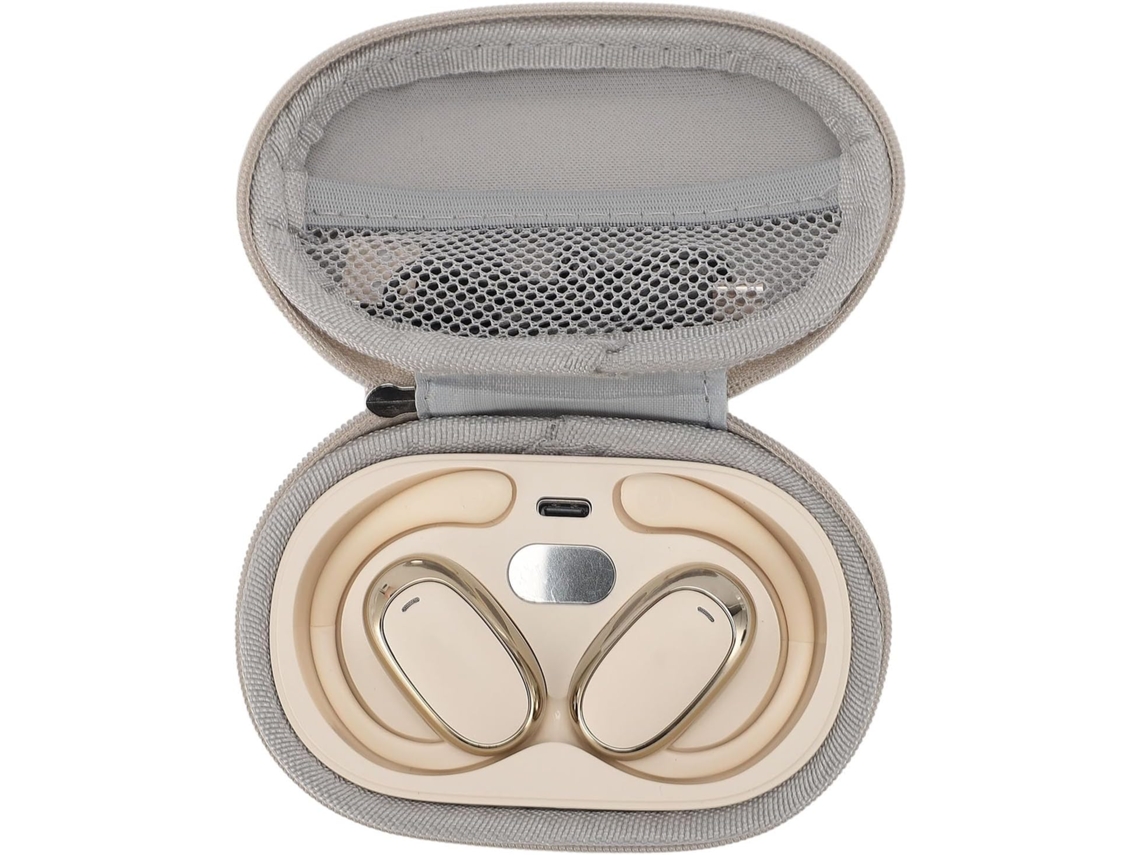 Auriculares Supraaurales Con Estuche De Carga Y Pantalla Led Para Mujer