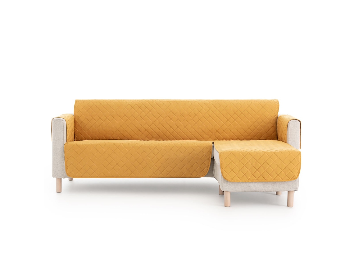 Lanovenanube Funda Chaise Longue Acolchado Mallorca Mostaza, 280