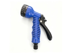 Pistola D‘acqua Blu Con 7 Funciones, Ergonómicamente Diseñada Para Regar Jardines Y Lavar Vehículos.