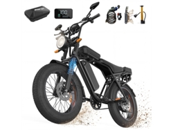 Bicicleta Elétrica Aairsk X5, Batería Extraíble De 48 V Y 15 Ah, Pneus Largos 20x4.0, Autonomia De 60-100 Km, Motor De 250w