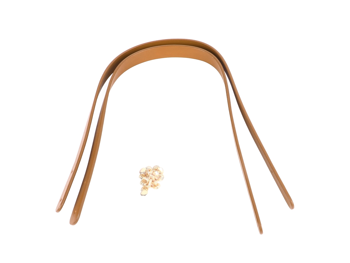 Asas De Cuero Para Bolsos, Minimalistas, Duraderas, De Piel De Vacuno Con Remaches, 8 Juegos