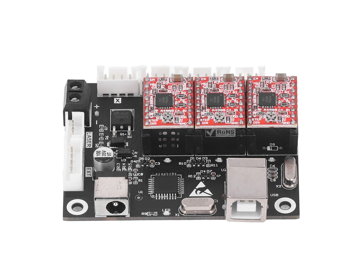 Placa De Control Para Grabadora Láser De 3 Ejes Placa Madre De Máquina Cnc Con Interfaz Usb