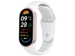 Bracelete Para Xiaomi Smart Band 10/9/8 - Silicone - Fivela Reversa Branca