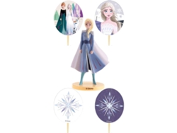Conjunto Topper y Vela 3D Frozen DEKORA