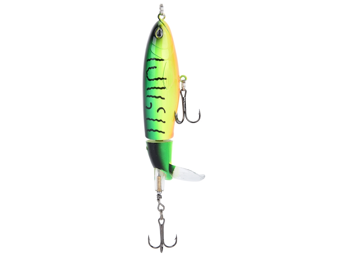 Isca Artificial De Superfície Tractor Com Cauda Espiral Pencil Flutuante Biónica 11cm16g Isca Dura Simulação De Isca