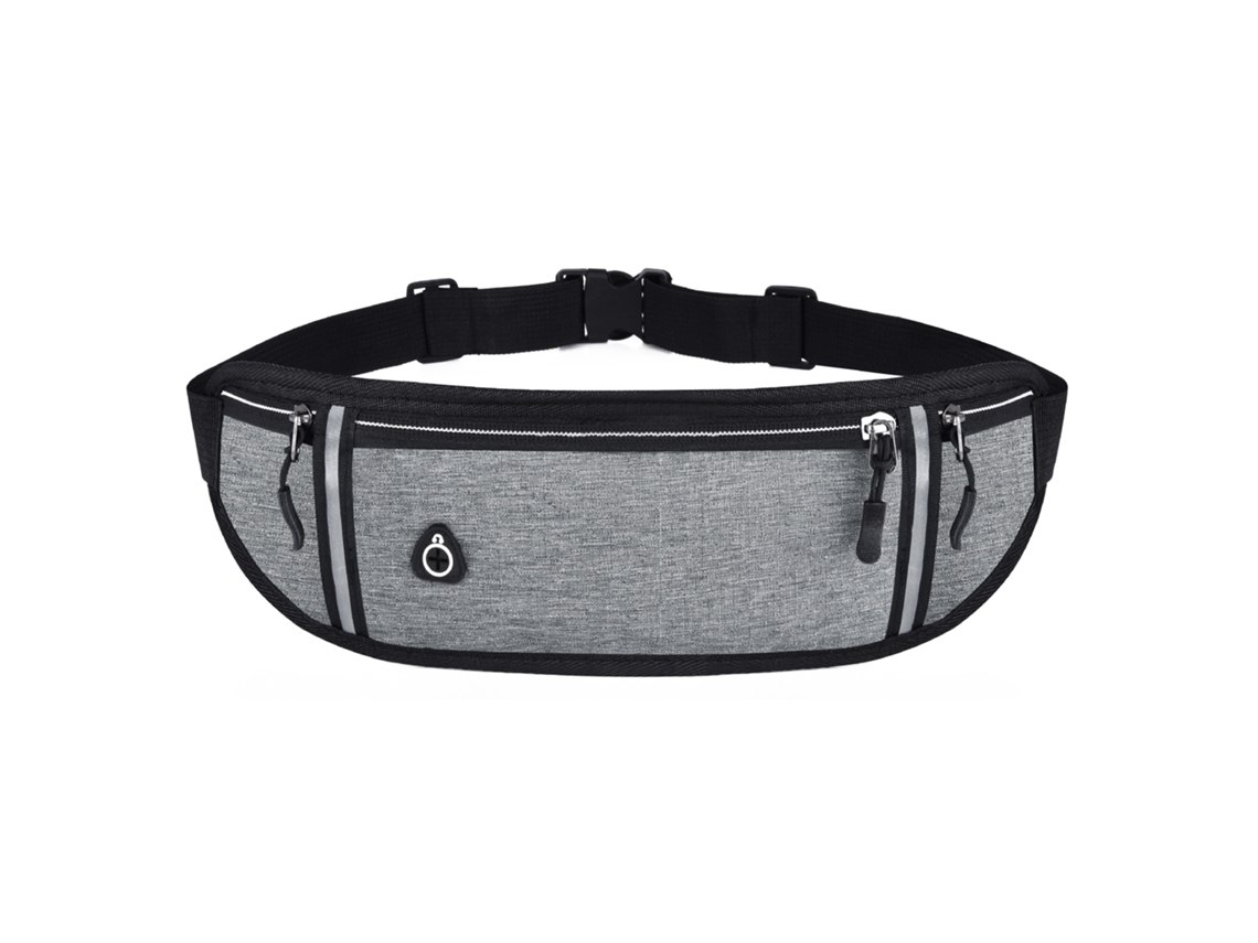Cinturón de correr Digitallab para guardar el móvil y las llaves (gris)
