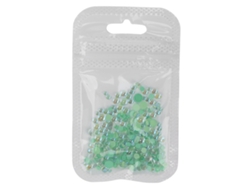 300 Piezas Perlas De Media Lenteja Plana Diy Para Decoración De Uñas Tamaños Mixtos 04