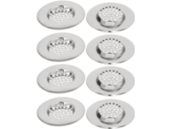 Filtro De Desagüe De Fregadero De Acero Inoxidable Con Borde Ancho Para Baño Y Cocina.