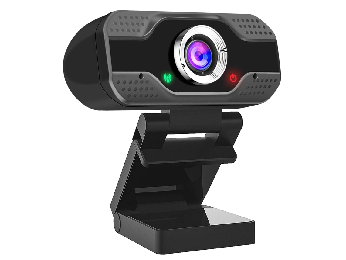 Cámara web con micrófono: cámara web USB Full HD 1080P de alta definición para videoconferencias trabajo en línea oficina en casa YouTube grabación enseñanza y transmisión en IKIKSO