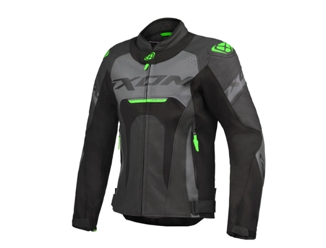 Chaqueta de cuero para moto Ixon Jackal (Tam: M)